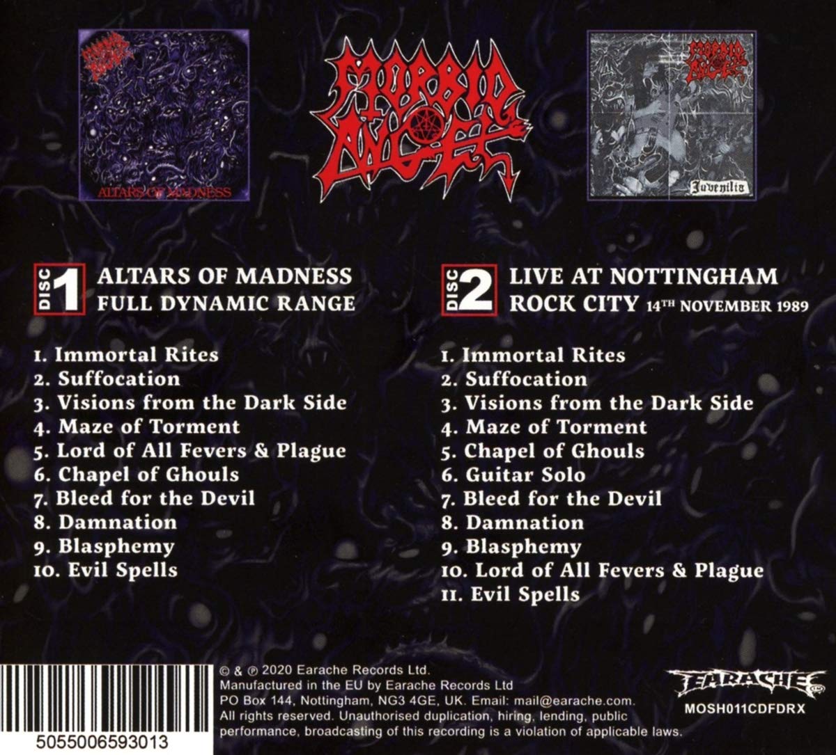 MORBID ANGEL - ALTAR OF MADNESS-ULTIMATE EDITION CD2 - Slika 2