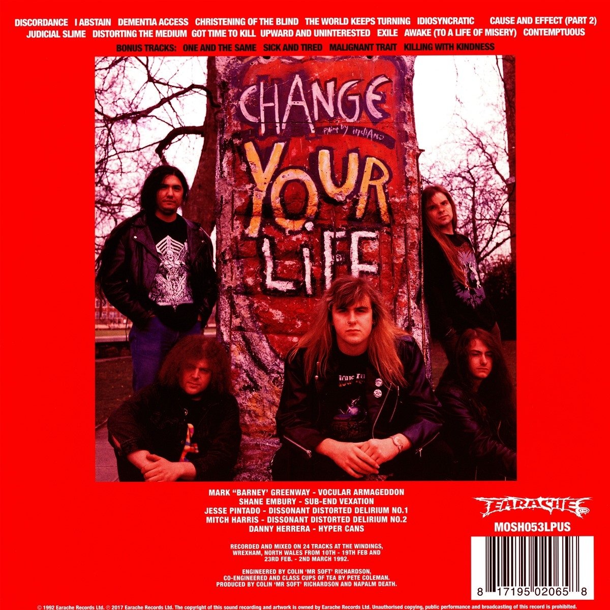 NAPALM DEATH - UTOPIA BANISHED LP - Slika 2