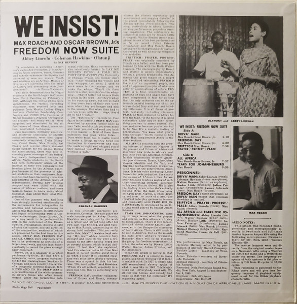 ROACH MAX - WE INSIST! LP - Slika 2