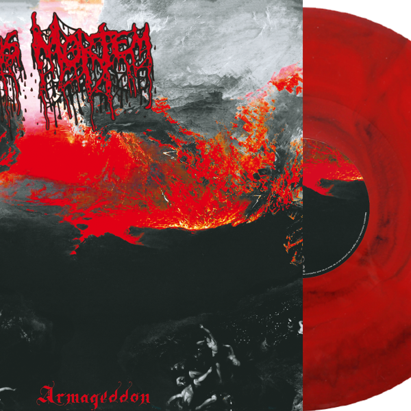TARDUS MORTEM - ARMAGEDDON red black marbeled vinyl LP