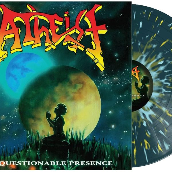 ATHEIST - UNQUESTIONABLE PRESENCE yellow/blue splattered vinyl LP