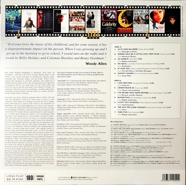 V.A. - SWING IN THE FILMS OF WOODY ALLEN LP - Slika 2