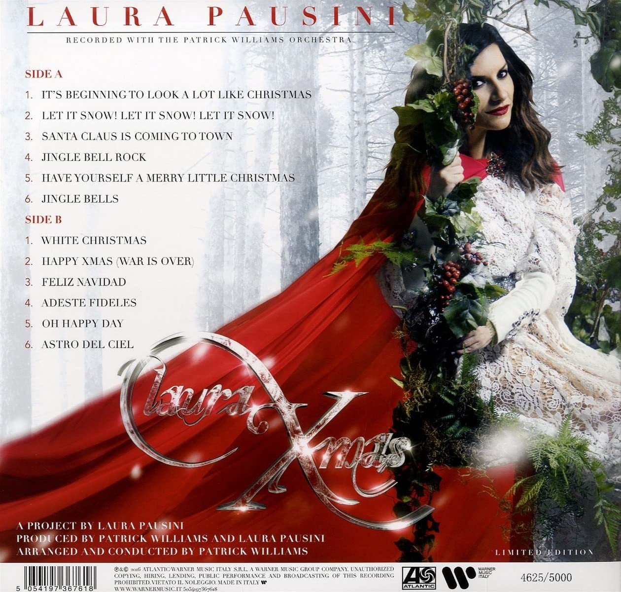 PAUSINI LAURA - LAURA XMAS ltd red vinyl LP - Slika 2