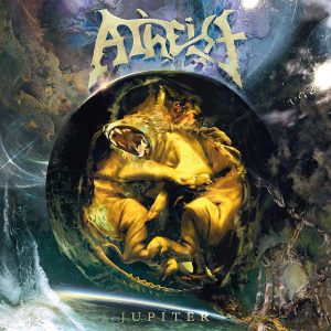 ATHEIST - JUPITER yellow/blue/brown splatter vinyl LP