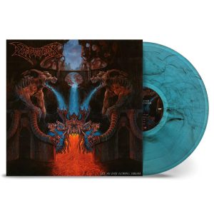 DISMEMBER - LIKE AN EVER FLOWING STREAM cyan/black splatter vinyl LP