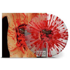 DISMEMBER - INDECENT AND OBSCENE clear/red splatter vinyl LP