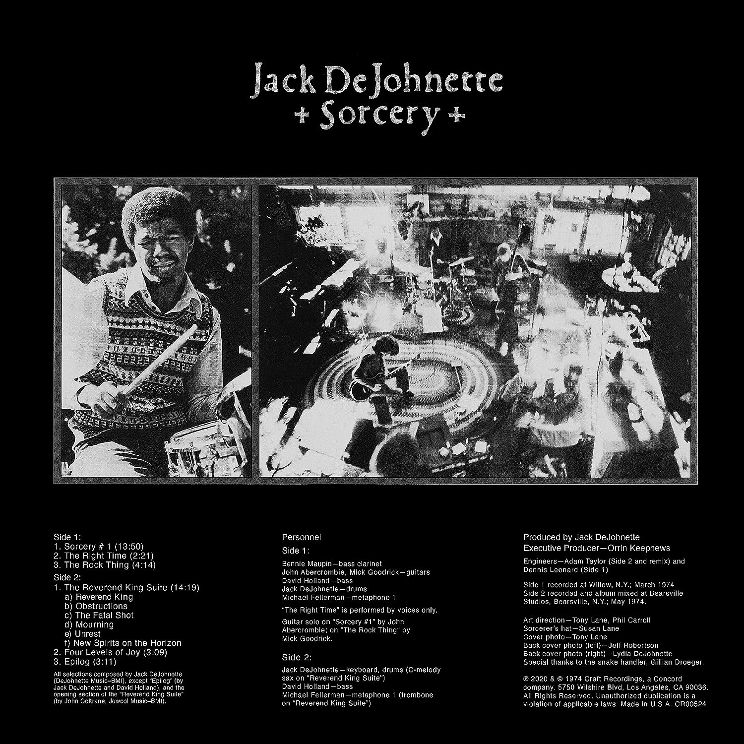 DEJOHNETTE JACK - SORCERY LP - Slika 2