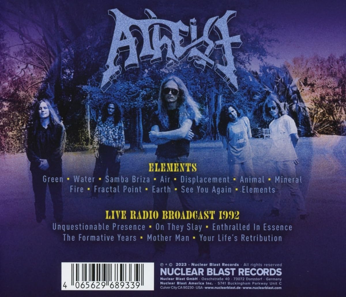 ATHEIST - ELEMENTS CD - Slika 2