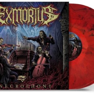 EXMORTUS - NECROPHONY red/black marbled vinyl LP2
