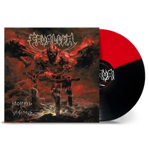 CAVALERA - MORBID VISIONS red/black split vinyl LP