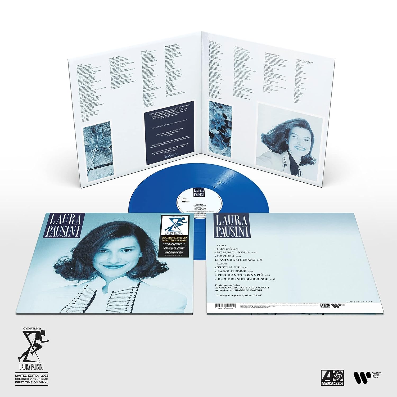 PAUSINI PAURA - LAURA PAUSINI ltd blue vinyl LP