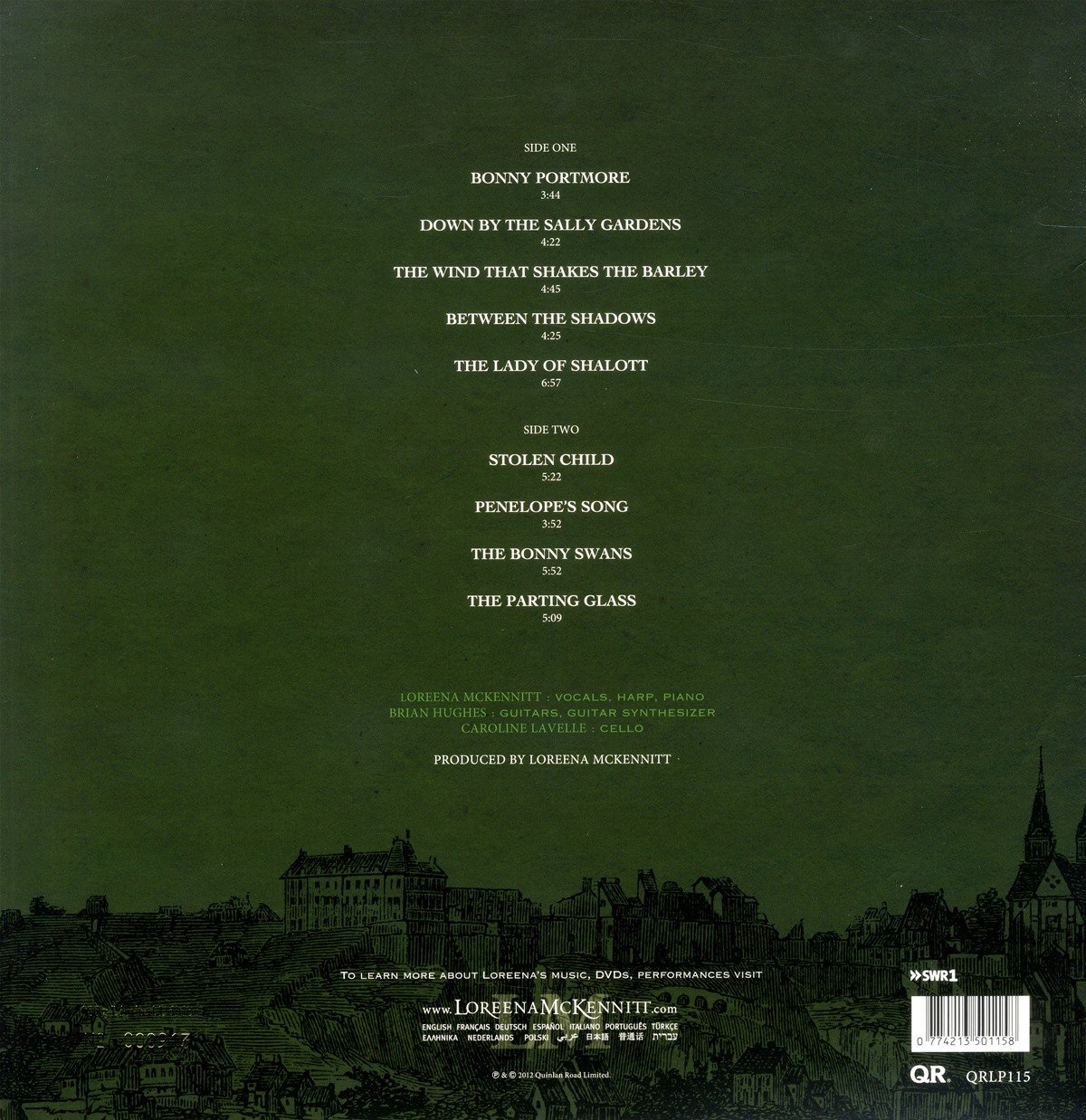 MCKENNITT LOREENA - TROUBADOURS ON THE RHINE LP - Slika 2