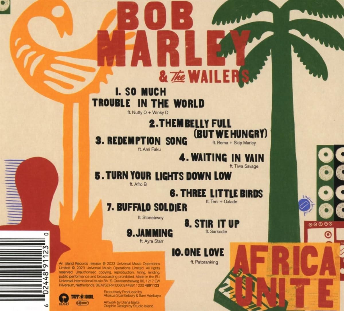 MARLEY BOB - AFRICA UNITE CD - Slika 2