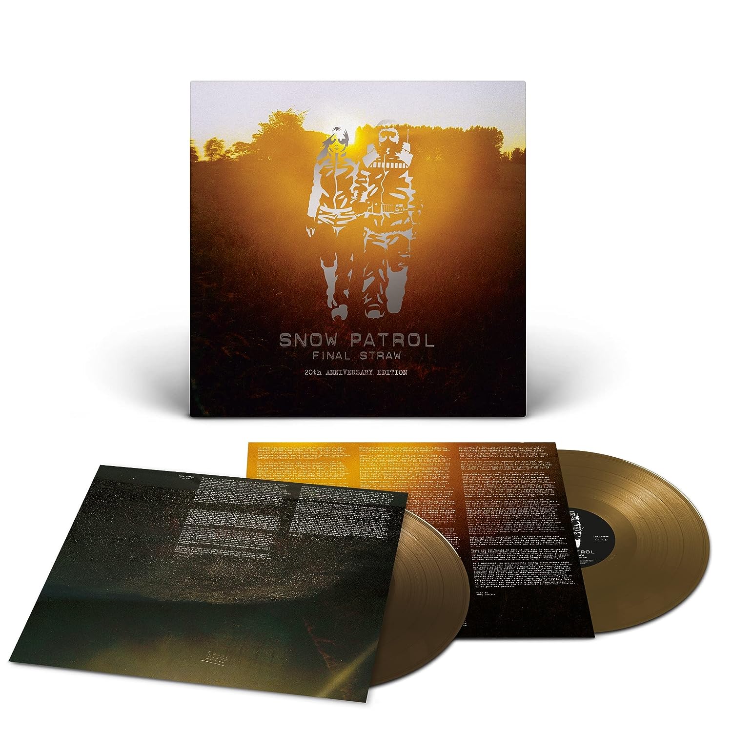 SNOW PATROL - FINAL STRAW gold vinyl LP2