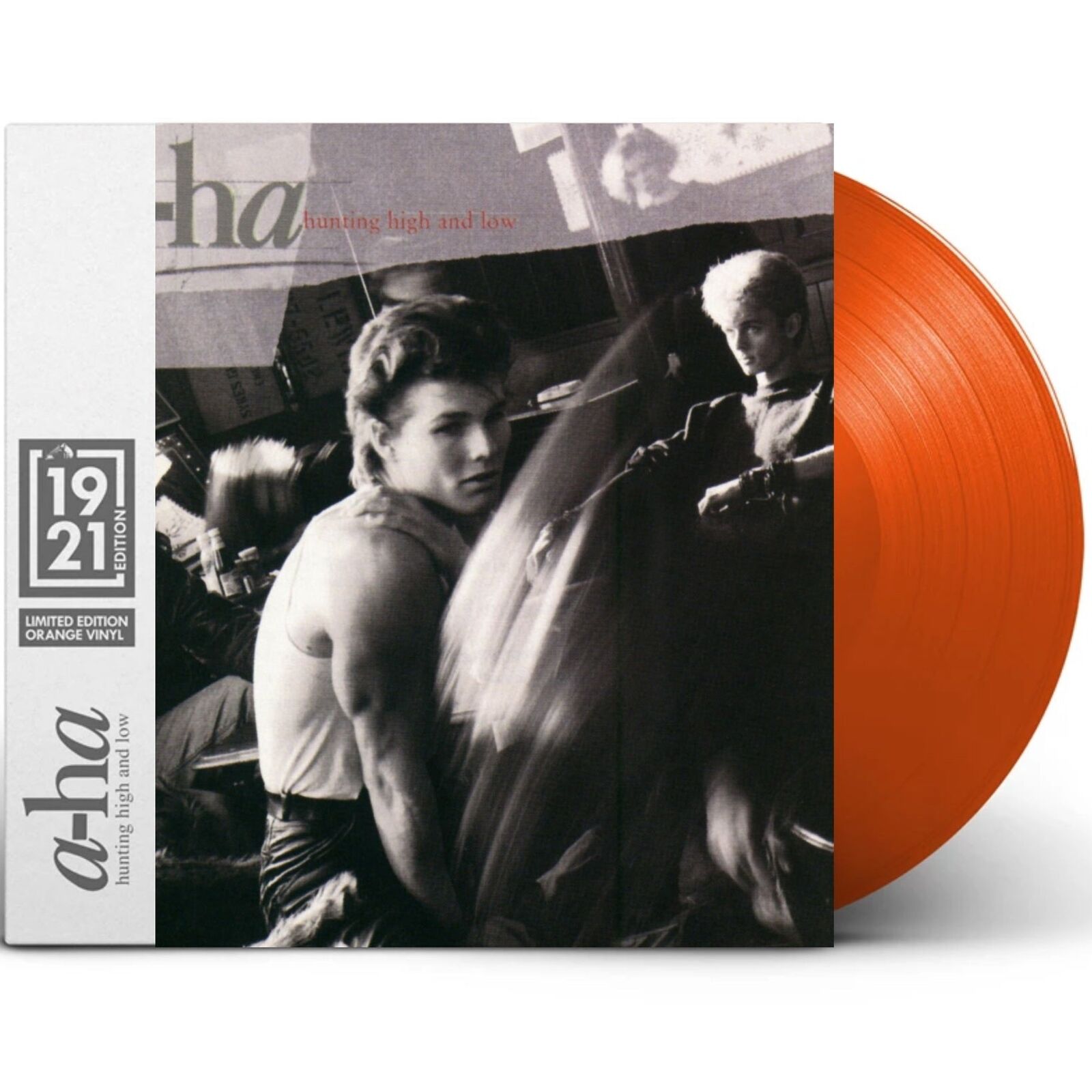 A-HA - HUNTING HIGH & LOW sunset orange vinyl LP
