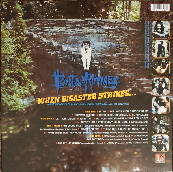 BUSTA RHYMES - WHEN DISASTER STRIKES silver vinyl LP2 - Slika 3