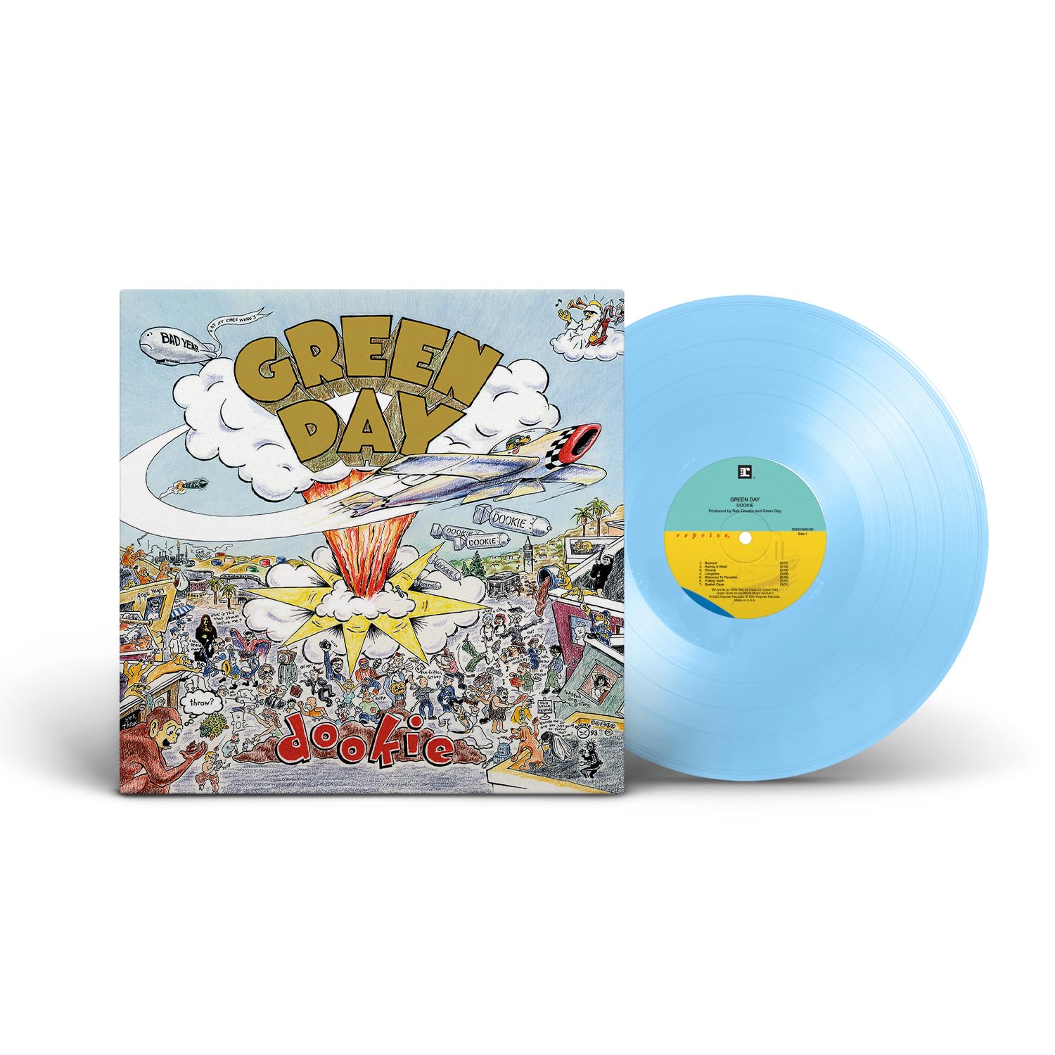 GREEN DAY - DOOKIE baby blue vinyl LP