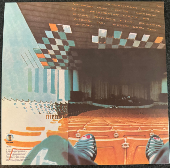 MITCHELL JONI - MILES OF AISLES transparent sea blue vinyl LP2 - Slika 2