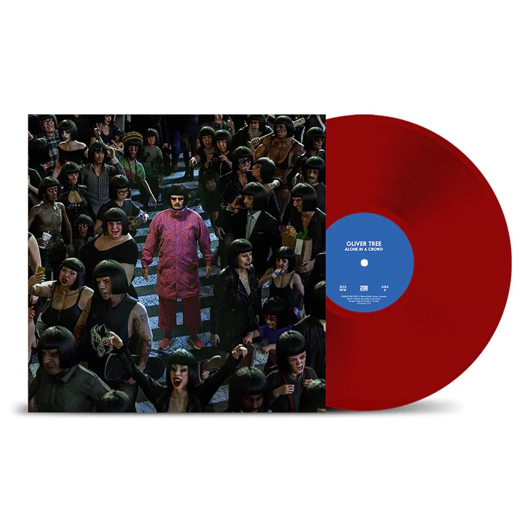 TREE OLIVER - ALONE IN A CROWD red vinyl LP