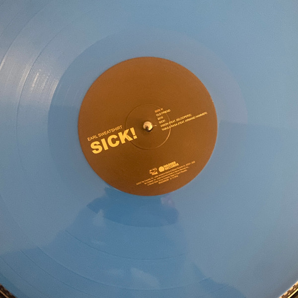 EARL SWEATSHIRT - SICK! light blue vinyl LP - Slika 2