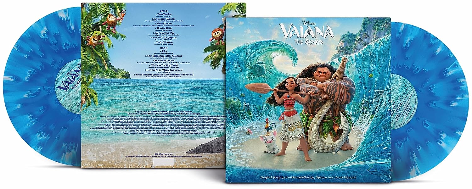SOUNDTRACK - VAIANA ocean blue vinyl LP