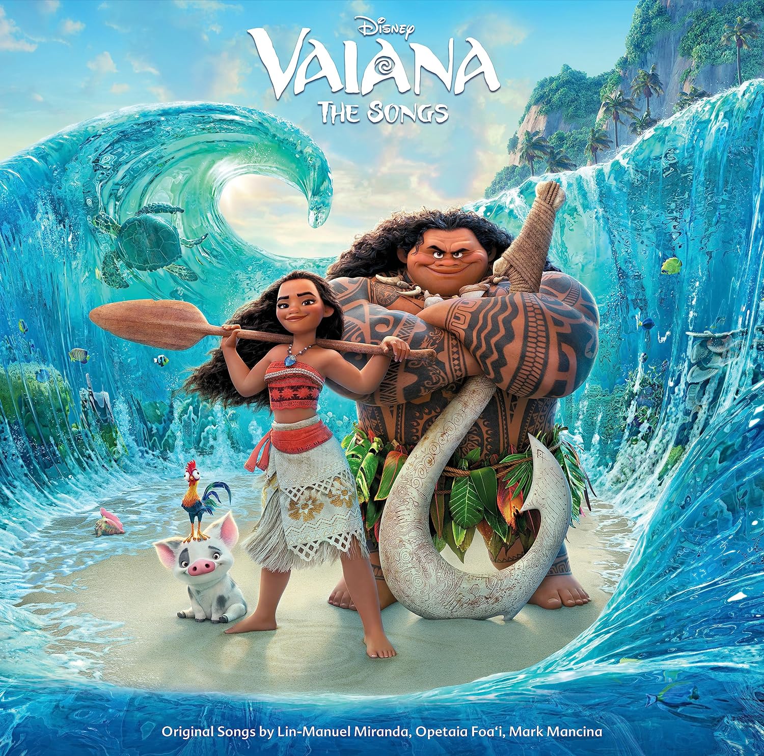 SOUNDTRACK - VAIANA ocean blue vinyl LP - Slika 2