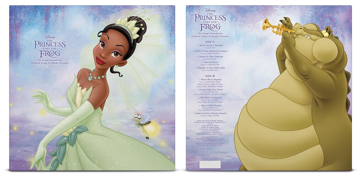 SOUNDTRACK - PRINCESS AND THE FROG zesty lemon yellow vinyl LP - Slika 2