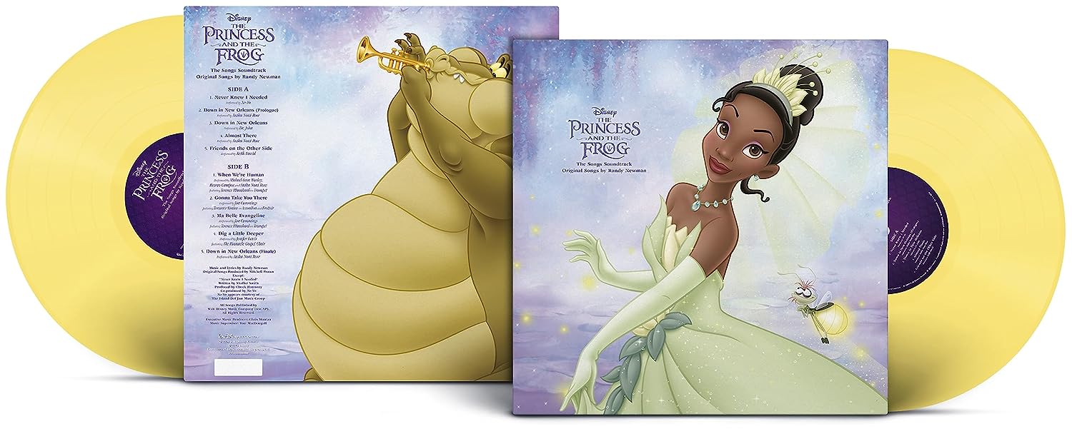 SOUNDTRACK - PRINCESS AND THE FROG zesty lemon yellow vinyl LP