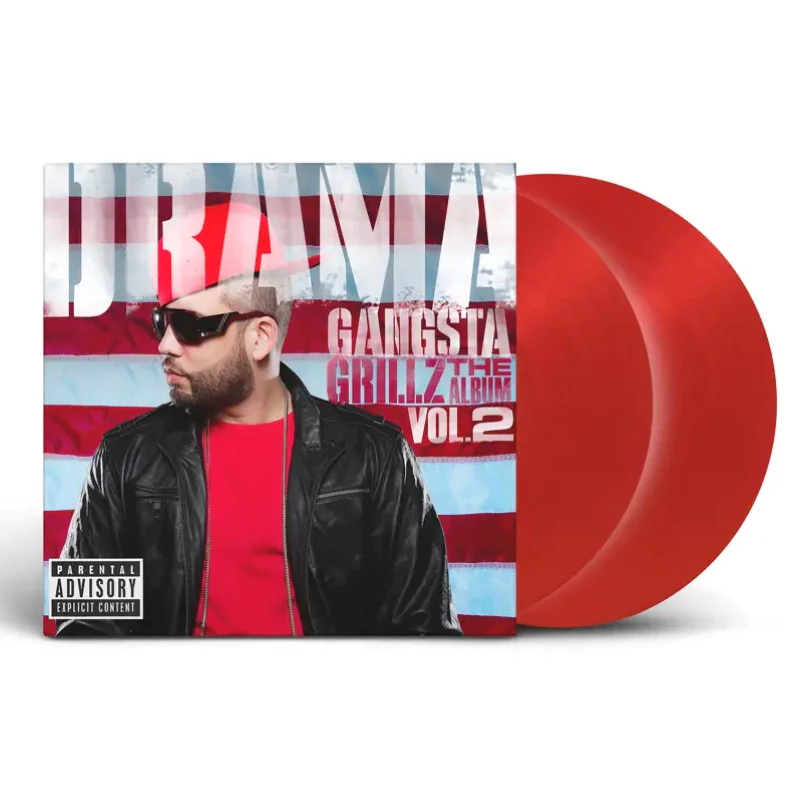 DJ DRAMA GANGSTA GRILLIZ - VOL. 2 red vinyl LP2