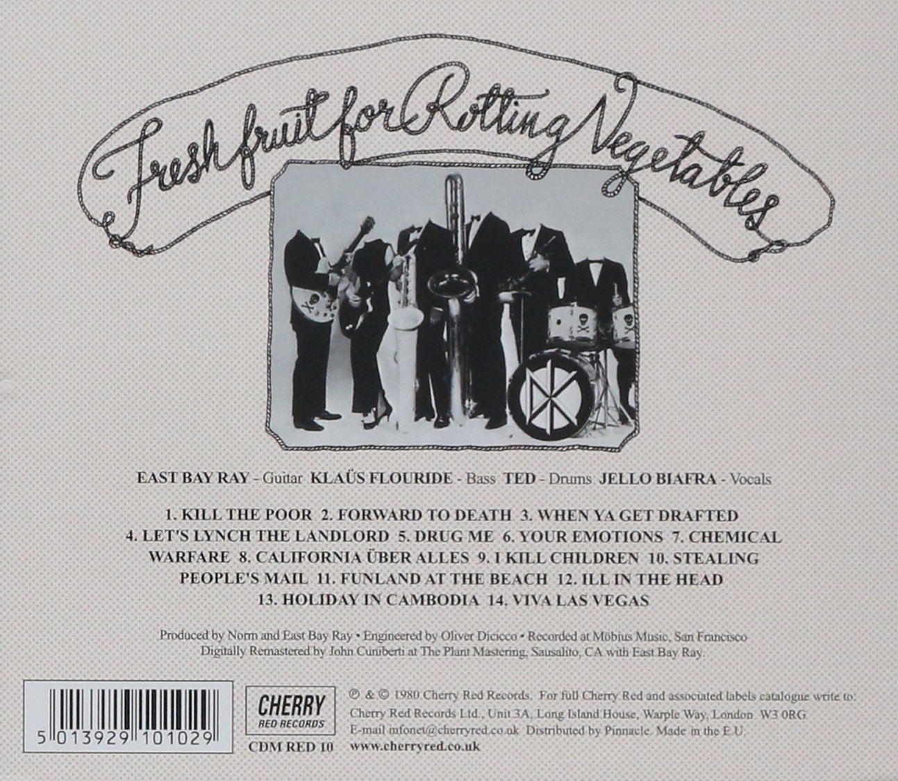 DEAD KENNEDYS - FRESH FRUIT FOR ROTTING VEGETABLES CD - Slika 2