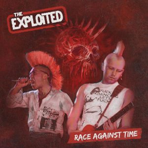 EXPLOITED - RACE AGAINST TIME ltd red marble vinyl  07"S