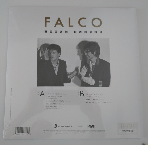 FALCO - JUNGE ROEMER ltd numbered edition LP - Slika 2