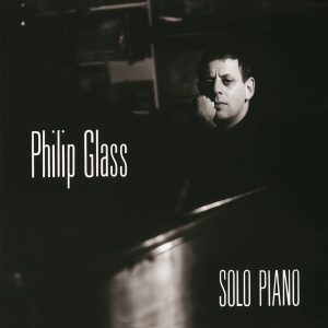 GLASS PHILIP - SOLO PIANO black & white marbeled vinyl LP