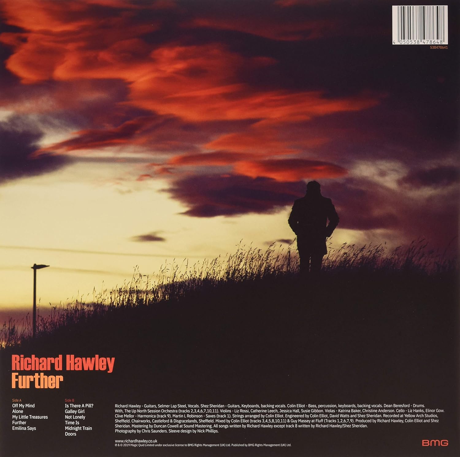 HAWLEY RICHARD - FURTHER orange vinyl LP - Slika 2