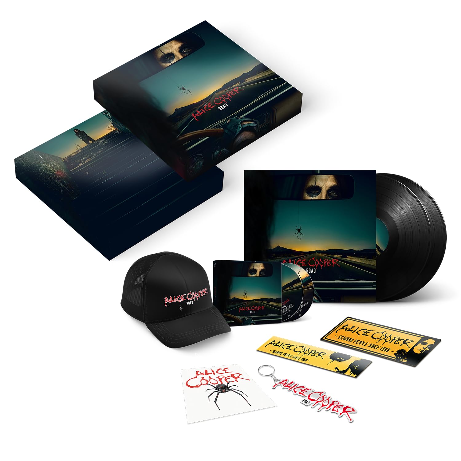 COOPER ALICE - ROAD fan box LP2/CD/BRD