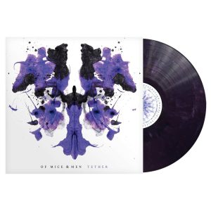 OF MICE & MEN - TETHER dark purple marble vinyl LP