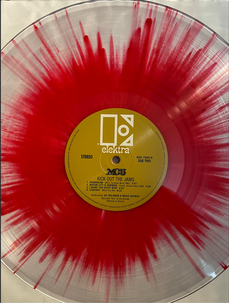 MC5 - KICK OUT THE JAMS clear & red splatter vinyl LP - Slika 2
