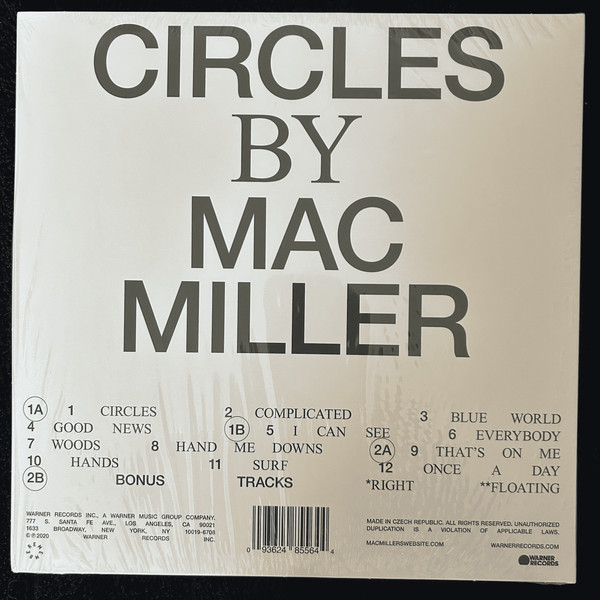 MILLER MAC - CIRCLES silver vinyl LP - Slika 4