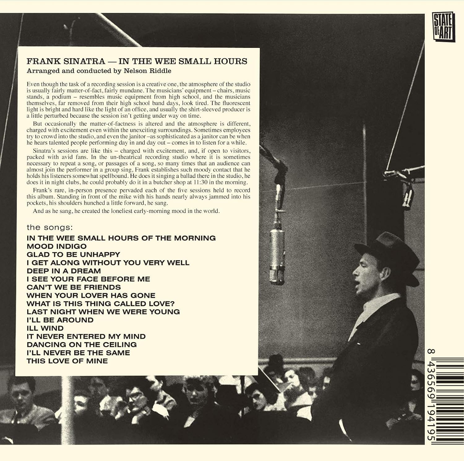 SINATRA FRANK - IN THE WEE SMALL HOURS CD - Slika 2