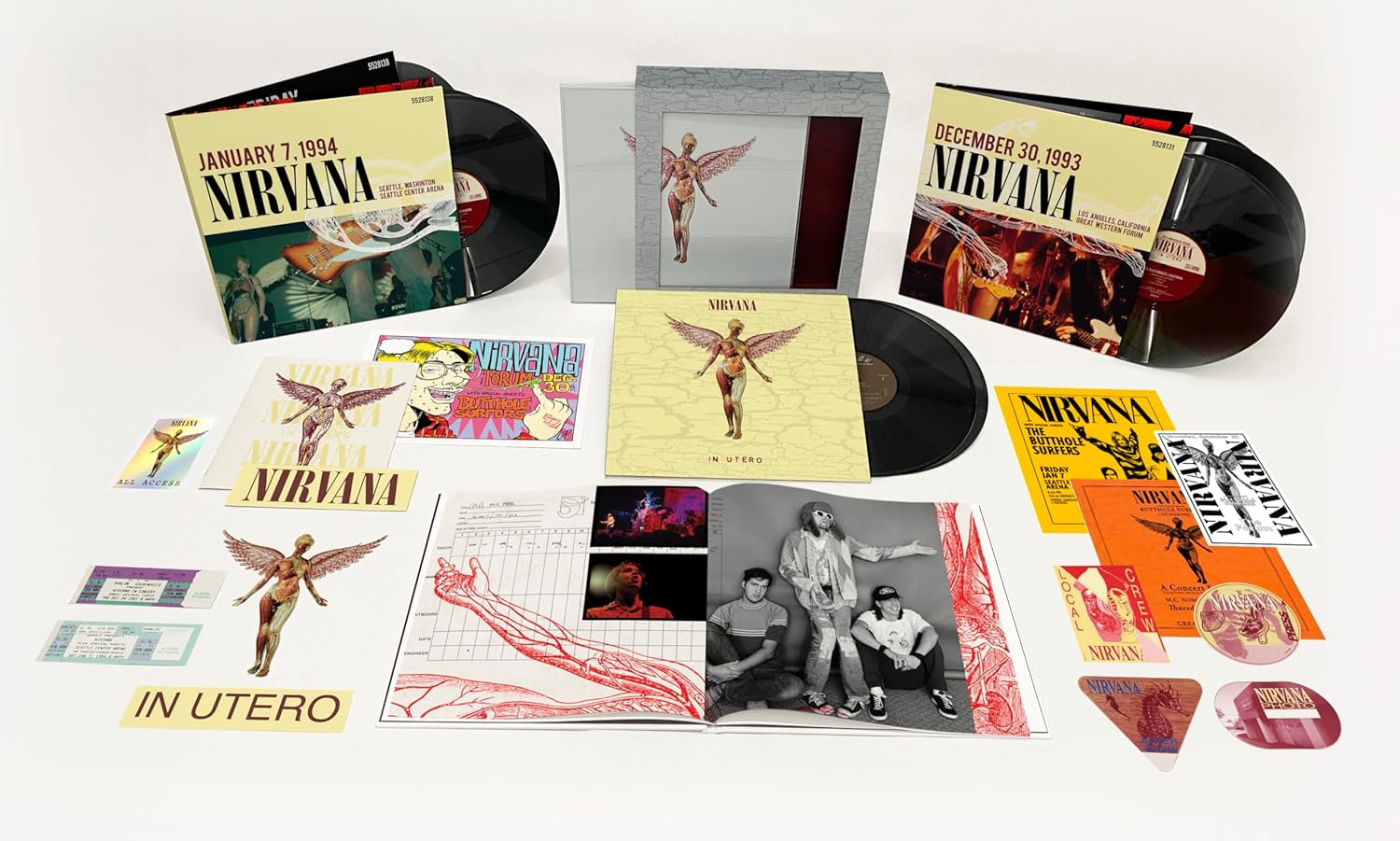 NIRVANA - IN UTERO 30th anniversary LP BOX