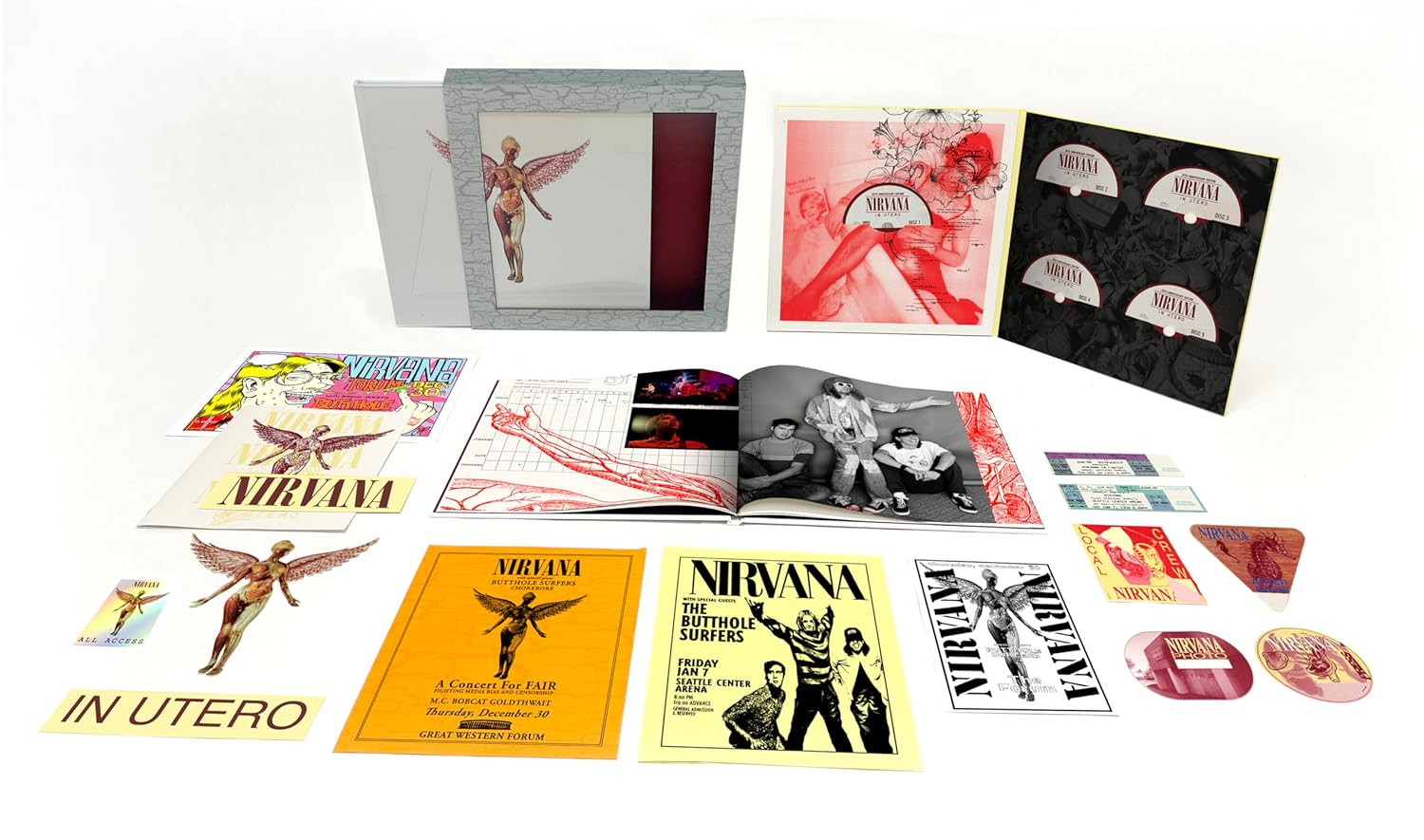 NIRVANA - IN UTERO 30th anniversary CD BOX (Super Deluxe 5CD)
