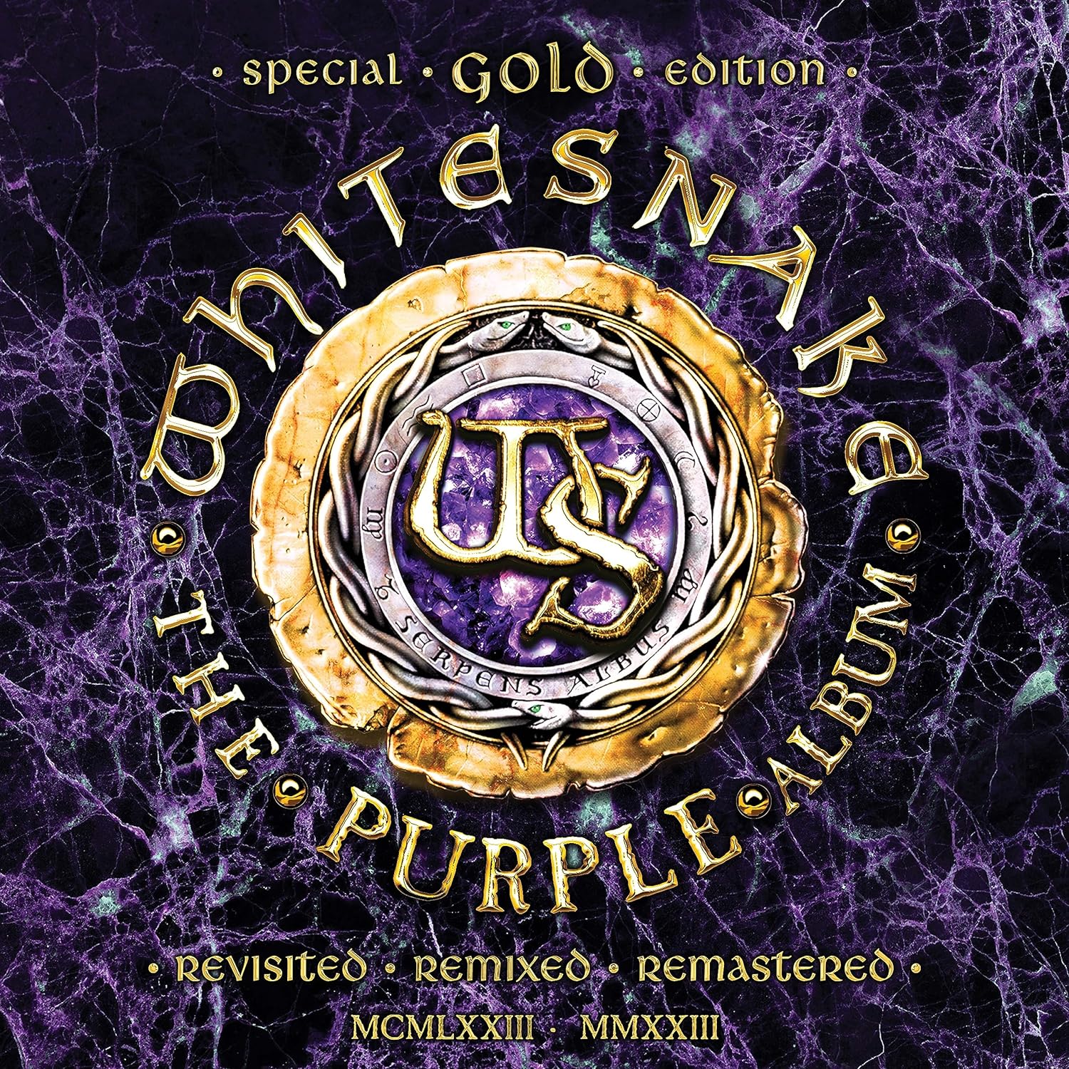 WHITESNAKE - PURPLE ALBUM ltd gold vinyl LP2 - Slika 2