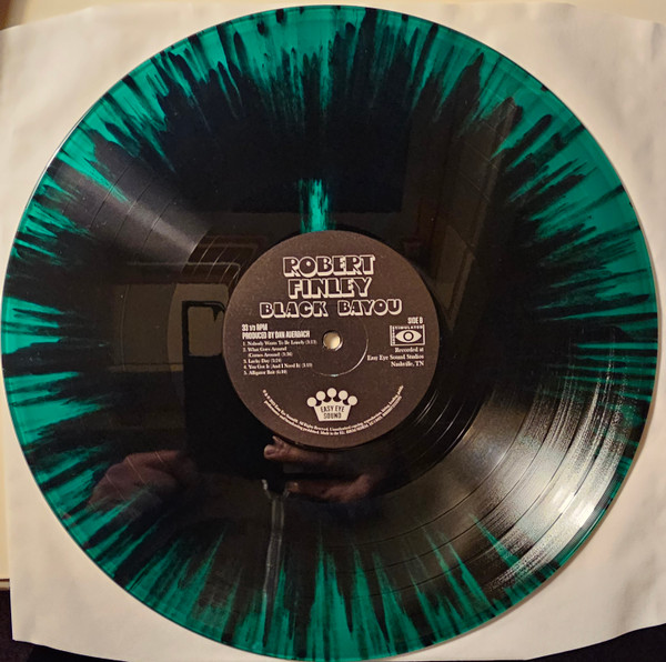 FINLEY ROBERT - BLACK BAYOU green & black splatter vinyl LP - Slika 2