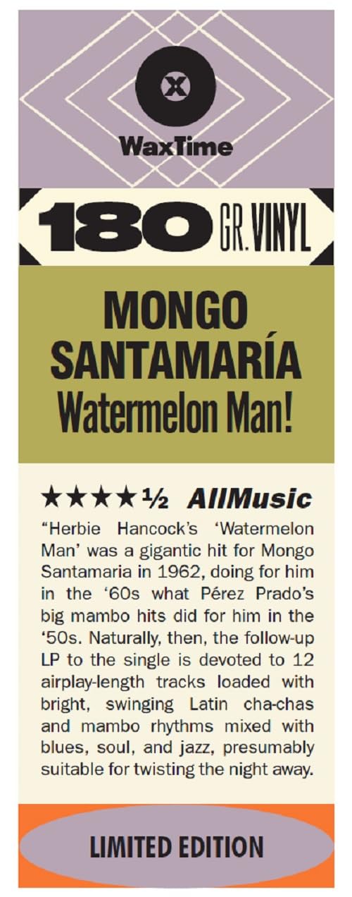 SANTAMARIA MONGO - WATERMELON MAN LP - Slika 3