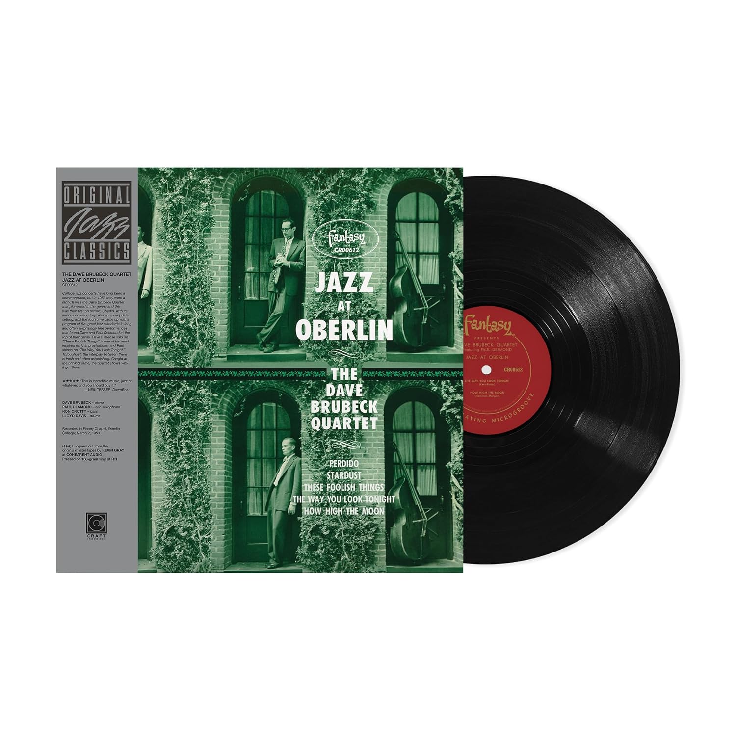 BRUBECK DAVE QUARTET - JAZZ AT OBERLIN LP