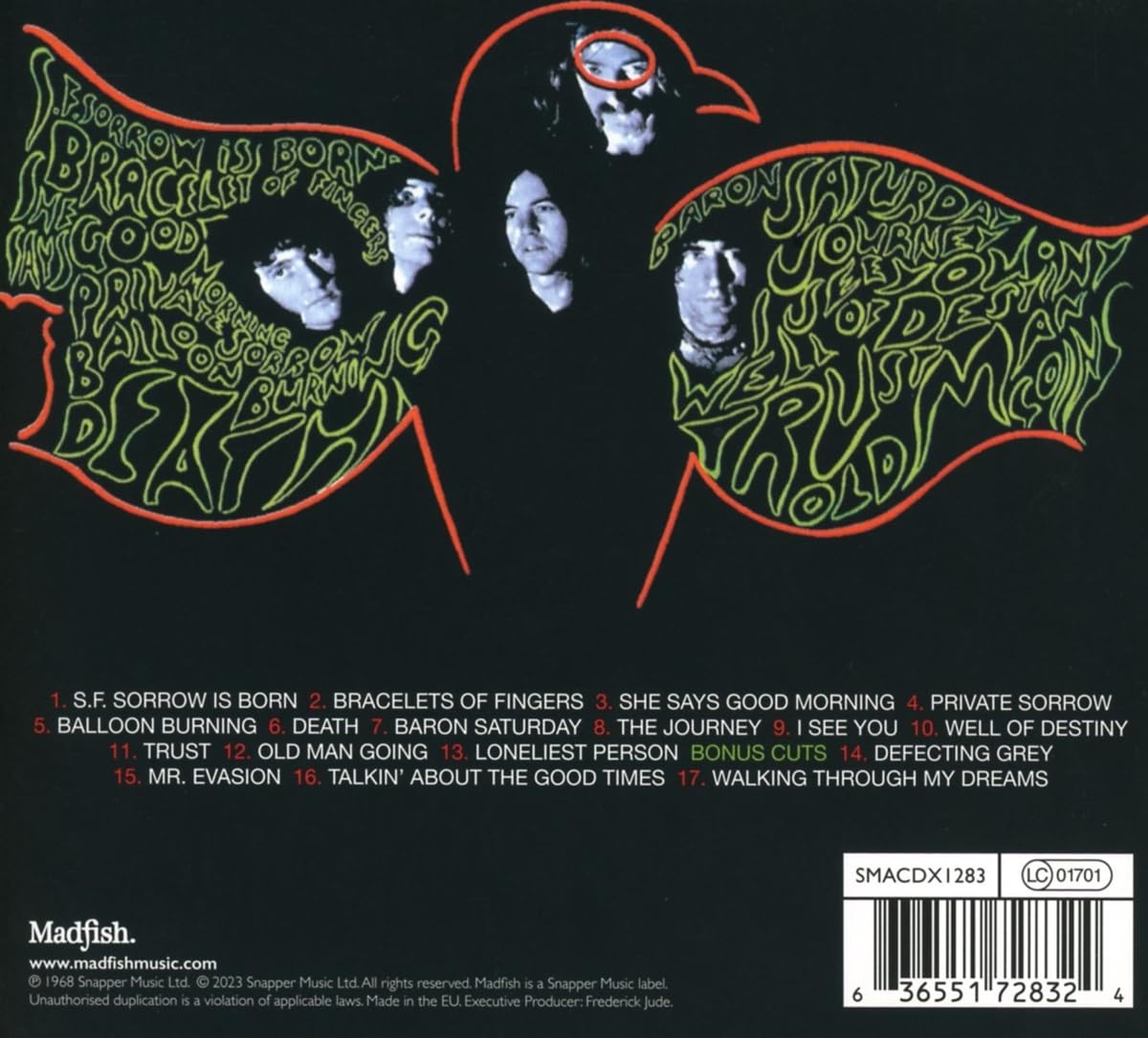 PRETTY THINGS - S.F.SORROW CD - Slika 2