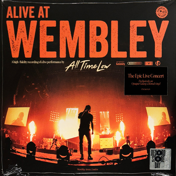 ALL TIME LOW - ALIVE AT WEMBLEY orange vinyl RSD BLACK FRIDAY 2023 LP