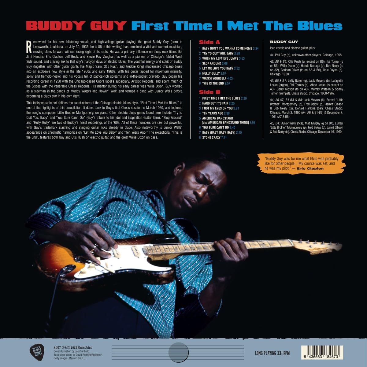 GUY BUDDY - FIRST TIME I MET THE BLUES LP - Slika 2