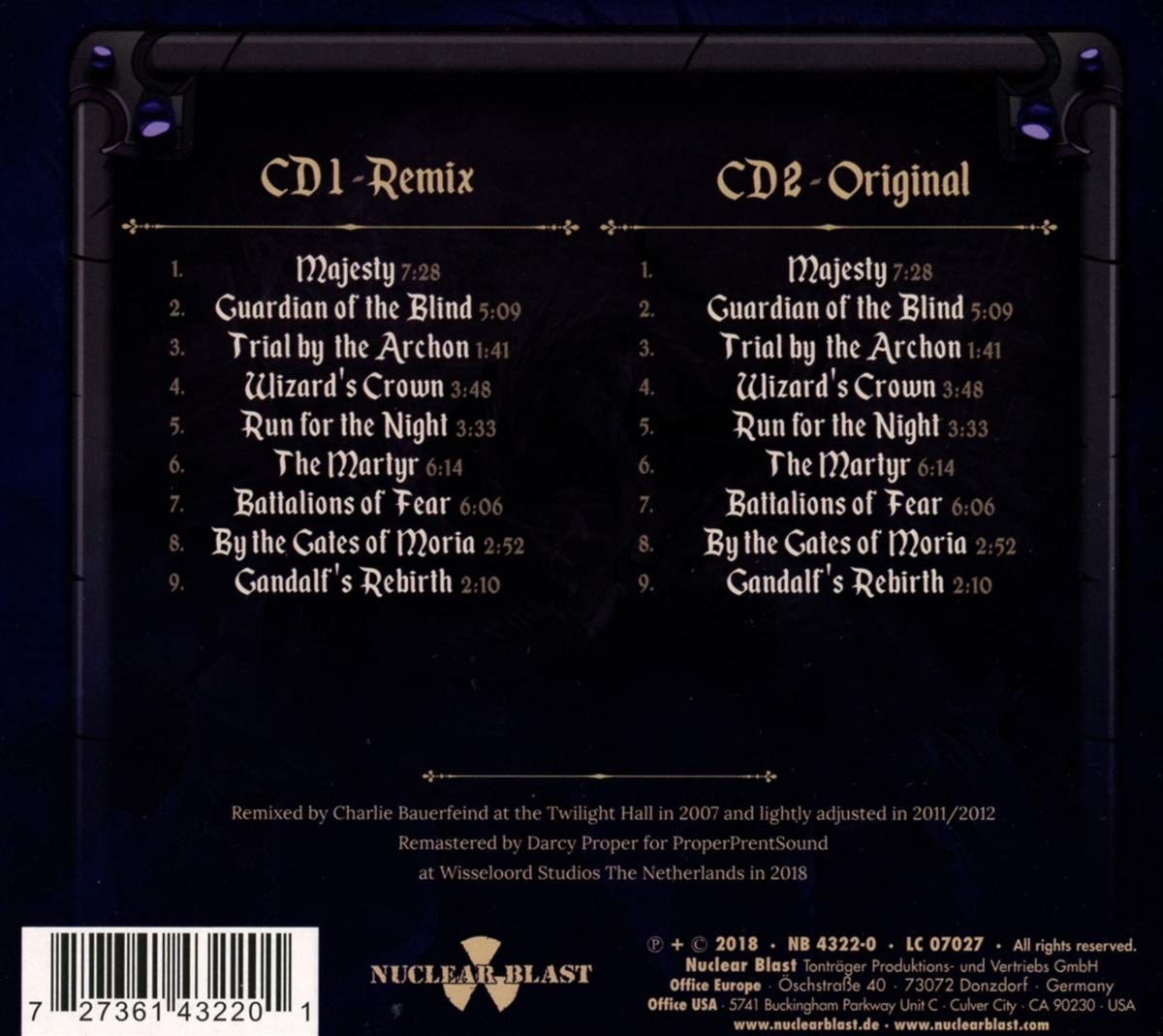 BLIND GUARDIAN - BATTALIONS OF FEAR CD2 - Slika 2