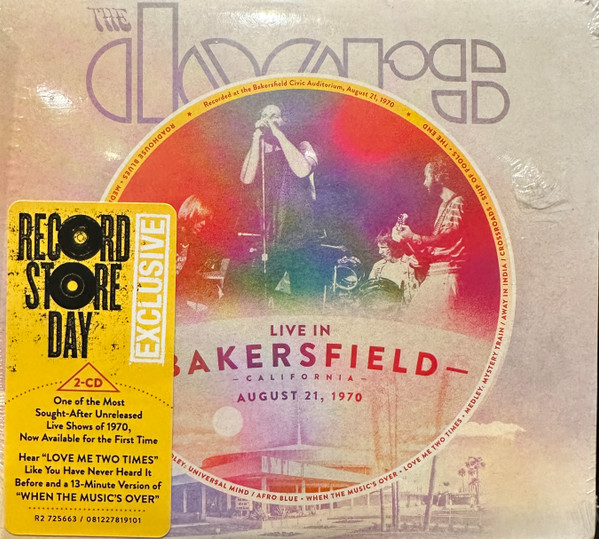 DOORS - LIVE IN BAKERSFIELD 1970 RSD BLACK FRIDAY 2023 CD2